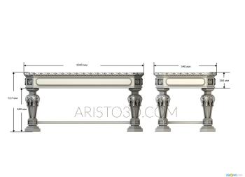 Tables (STL_0298) 3D model for CNC machine